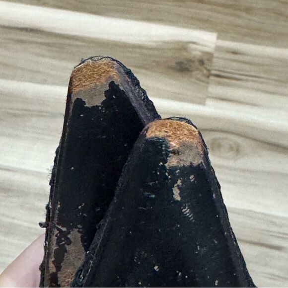 St John Italian Pumps Pointed Toe Kitten Heels Black Lace Sparkle Women’s 8.5 - Picture 6 of 6